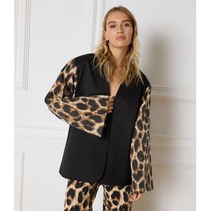 Refined Department - Suki - Blazer - Veelkleurig - Luipaardprint