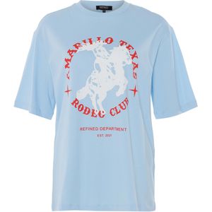 Refined Department T-shirt - Licht Blauw