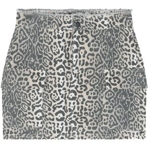 Refined Department Dames Rok Hazel - Denim Kwaliteit met Cargo Zakken