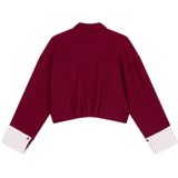 Refined Department - Blouse Lylou - Bordeaux - Relaxed Cropped