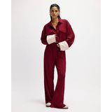 Refined Department - Broek Mara - Bordeaux - Knitted Relaxed Wide Pants