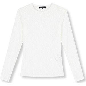 Refined Department - T-shirt - Off White - Fitted Structure Top