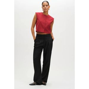 Refined Department - Kalea - Casual Broek - Zwart - Wide Leg - Regular Waist