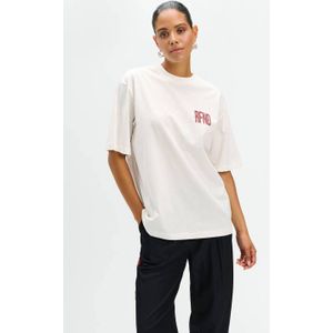 Refined Department - Maggy T-Shirt - Off White - Oversized T-shirt