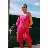 Refined Department - Jurk - Fuchsia - 100% Polyester