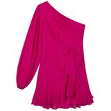 Refined Department - Jurk - Fuchsia - 100% Polyester