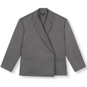 Refined Department - Blazer - Antraciet - Oversized Pasvorm - Dames