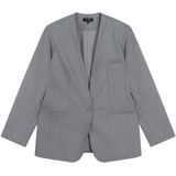 Refined Department - Mea Collarless Blazer - Antraciet - Dames