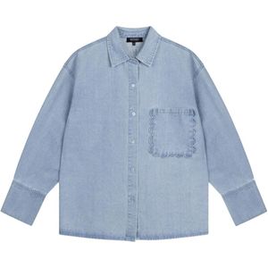 Refined Department - Blouse Jealy - Lichtblauw - Denim