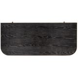 Richmond - Classio Bureau - Zwart - Metaal/PU Leer - 140x60x77cm