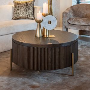 Salontafel Luxor 95Ø (Brown)