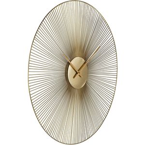 Klok - Zwart - Hout - Wandklok