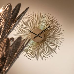 Wandklok - Modern - Zwart - Hout