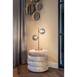 Richmond Poef Adele Sheep Naturel - Polyester