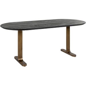 Richmond Eettafel Revelin 235 (Black/gold)