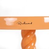 Richmond Bijzettafel Rosly Oranje Ø45cm - Polyresin