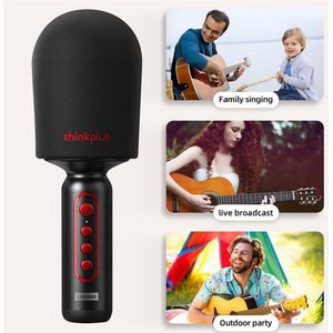 Draadloze Karaoke Microfoon Handheld Home Bluetooth Microphone Speaker Voor KTV Thuiscomputer Smartphone / Telefoon Live