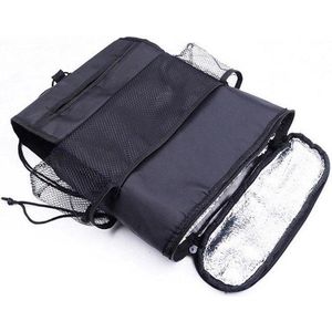 LuxeBass Auto Thermische Isolatie Opbertas Tas | Autostoel Organizer met Mesh zakken | Behoud van Warmte en Koeling - LB489