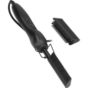 Wonderkam Stijltang – Elektrische Hot Comb Haarborstel – Keramische Kam Voor Krullen & Glad Haar – 3 Warmtestanden – Snelle Opwarming