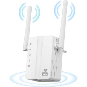 WiFi repeater 300 Mbps | Verbeter je WiFi signaal | Sneller Wifi Thuis | WiFi Versterker | WiFi punt | WiFi Groot bereik | Antenne | Thuis & Kantoor