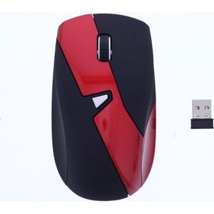 Muis - Draadloze muis - Bluetooth muis - Ergonomische muis - 10 meter bereik Geschikt voor: Computer PC Laptop - rood