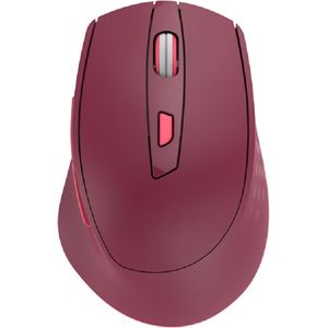 Draadloos muis - Ergonomische muis - Gamingmuis - Gamer muis - Draadloze computermuis - Wireless - met DPI knop| Rood G-529