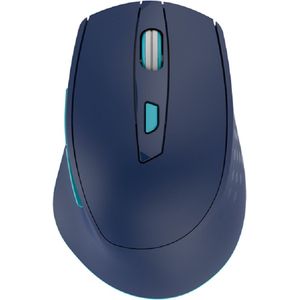 Draadloos muis - Ergonomische muis - Gamingmuis - Gamer muis - Draadloze computermuis - Wireless - met DPI knop| Blauw G-529