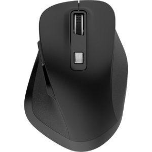 Draadloos muis - Ergonomische muis - Draadloze computermuis - Comfortabel met duimsteun - Wireless | Zwart G-526
