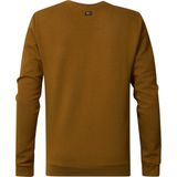 Petrol Industries - Heren Klassieke Sweater - Bruin - 58% Katoen, 40% Polyester