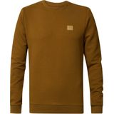 Petrol Industries - Heren Klassieke Sweater - Bruin - 58% Katoen, 40% Polyester