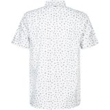 Petrol - Short Sleeve Overhemd - Groen - Katoen - Print Dessin