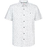 Petrol - Short Sleeve Overhemd - Groen - Katoen - Print Dessin