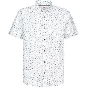 Petrol - Short Sleeve Overhemd - Groen - Katoen - Print Dessin