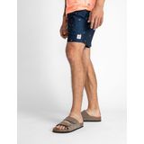 Petrol Industries - Palmboomprint Zwembroek - Blauw - 100% Polyester
