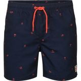 Petrol Industries - Palmboomprint Zwembroek - Blauw - 100% Polyester