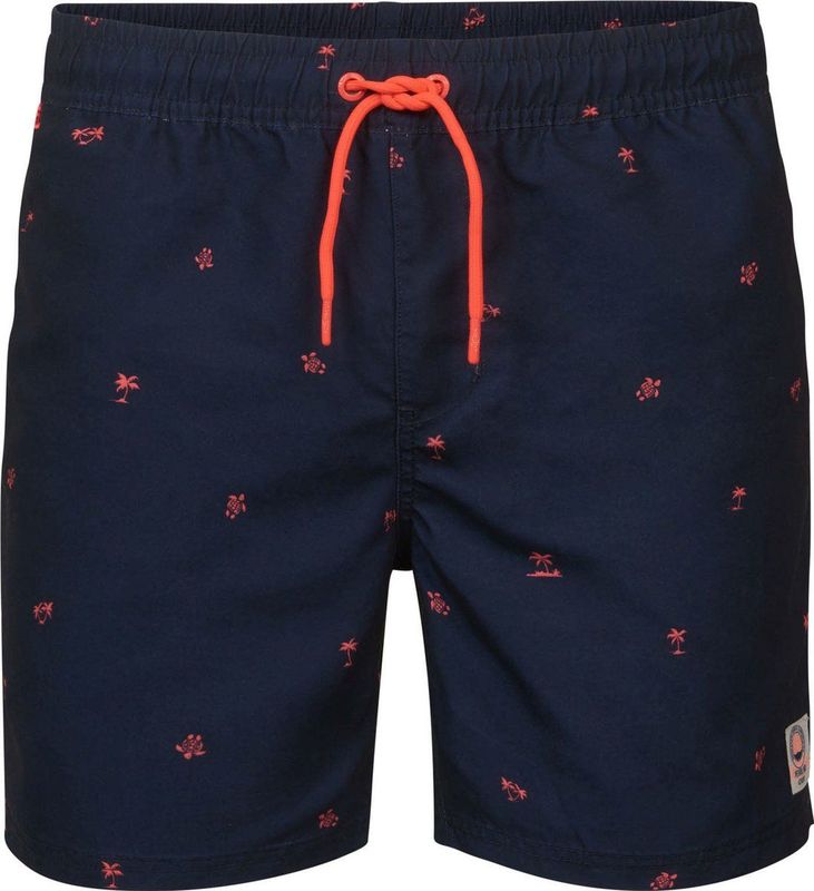 Petrol Industries - Palmboomprint Zwembroek - Blauw - 100% Polyester