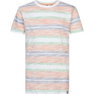 Petrol Industries - Jongens Gestreept T-shirt Boys - Oranje4