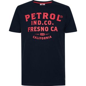 Petrol Industries - Petrol Logo T-Shirt - Blauw