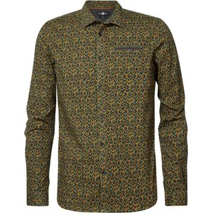 Petrol Industries - Overhemd Ottawa - Bruin - All-over Print