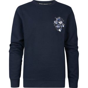 Petrol Industries - Jongens Artwork Sweater Elmhurst - Blauw