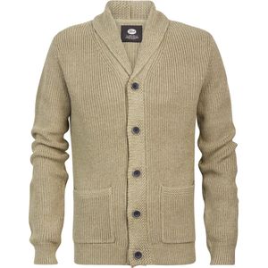 Petrol Industries - Heren Ribgebreid Vest Bloomingdale - Bruin