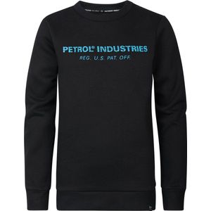 Petrol Industries - Jongens Logo Sweater DeKalb - Zwart
