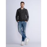 Petrol Industries - Lockport - Gebreide Kabel Trui - Grijs