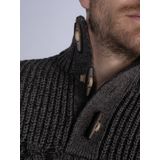 Petrol Industries - Lockport - Gebreide Kabel Trui - Grijs