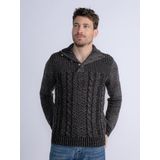 Petrol Industries - Lockport - Gebreide Kabel Trui - Grijs