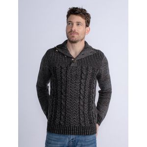 Petrol Industries - Lockport - Gebreide Kabel Trui - Grijs