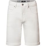 Petrol Industries - Heren Jackson Gekleurde Denim Short Sungreet - Wit