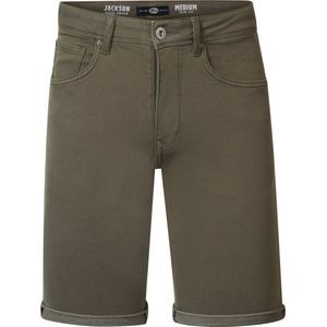 Petrol Industries - Heren Jackson Gekleurde Denim Short Sungreet - Groen