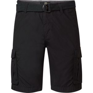 Petrol Industries - Heren Cargo Short met Riem Poplin - Grijs