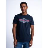 Petrol Industries - Artwork T-shirt - Blauw